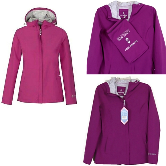 Free Country Jackets & Coats Nwt Free Country Waterproof Packable